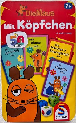 Die Maus Mit Köpfchen Metalldose Schmidt Spiel Familienspiel Kinderspiel 51255