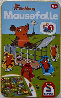 Die Maus Mausefalle Metalldose Schmidt Spiele Familienspiel Kinderspiel 51405