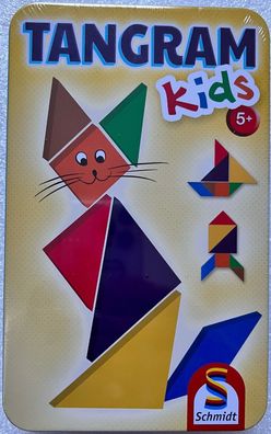 Tangram Kids Metalldose Schmidt Spiele Familienspiel Legespiel Solitair 51406