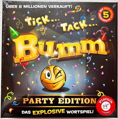 Tick Tack Bumm Party Piatnik Familienspiel Partyspiel Kartenspiel Wortspiel Neu