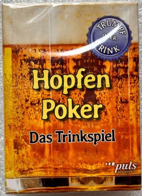 Hopfen Poker Puls Entertainment Trinkspiel Partyspiel Kartenspiel Legespiel Neu