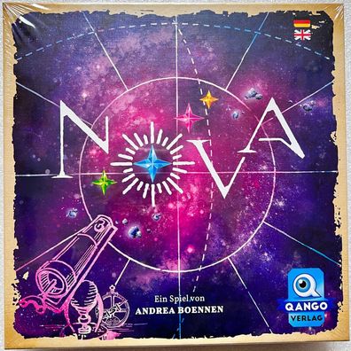 Nova Qango Familienspiel Strategiespiel Brettspiel Legespiel Multilingual Neu