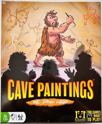 Cave Paintings R&R Games Kinderspiel Familienspiel Partyspiel Zeichnenspiel Neu