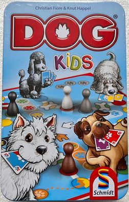 Dog Kids Metalldose Schmidt Spiel Kartenspiel Familienspiel Brettspiel 51432 Neu