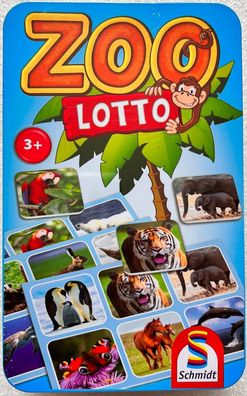 Zoo Lotto Metalldose Schmidt Spiele Familienspiel Kinderspiel Lernspiel 51433