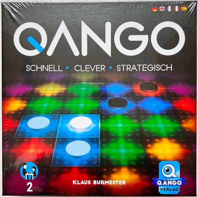 Qango Spiele Familienspiel Strategiespiel Brettspiel Legespiel Multilingual Neu