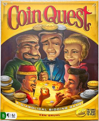 Coin Quest R&R Games Brettspiel Strategiespiel Legespiel Multilingual Glückspiel