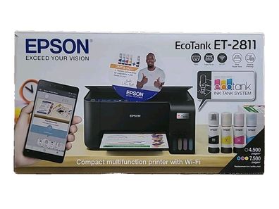 Epson EcoTank ET-2811 Multifunktionsdrucker nachfüllbar Drucker Scanner NEU