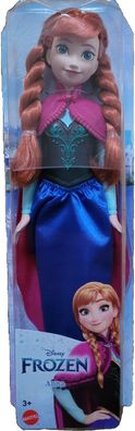 Mattel Disney Prinzessin Anna Puppe, Die Eiskönigin Puppe, kämmbare Haare, beweg