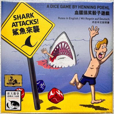 Shark Attacks! Sphinx Spiele Würfelspiel Familienpiel Glücksspiel Multilingual