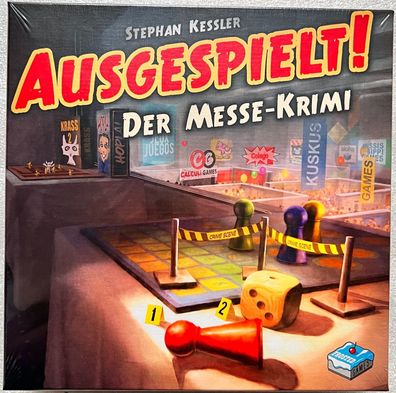 Ausgespielt! Der Messe Krimi Frosted Games Brettspiel Murder Mystery Kennerspiel