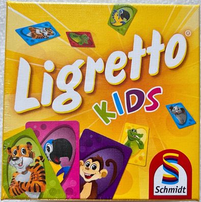 Ligretto Kids Schmidt Kinderspiel Kartenspiel Familienspiel Legespiel 01403 Neu