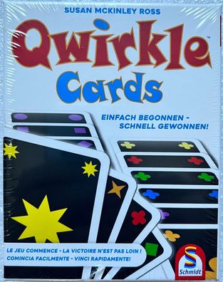 Qwirkle Cards Kartenspiel Familienspiel Kinderspiel Legespiel Taktikspiel 75034