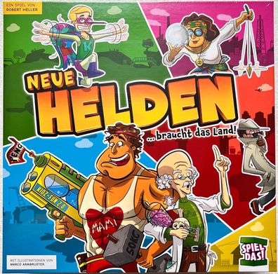 Neue Helden Braucht das Land Spiel Das! Glücksspiel Familienspiel Brettspiel Neu