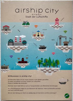 Airship City Spielefaible Brettspiel Familienspiel Worker Placement Kennerspiel