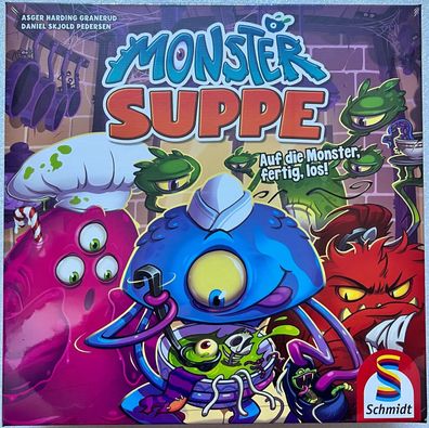 Monstersuppe Schmidt Spiele Familienspiel Kinderspiel Brettspiel 40627 Tastspiel