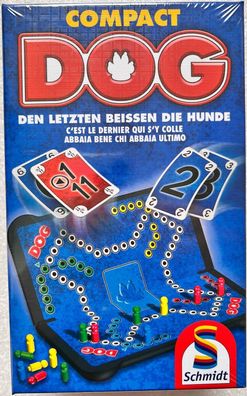 Compact Dog Schmidt Spiele Familienspiel Kartenspiel Reisespiel Brettspiel 49216