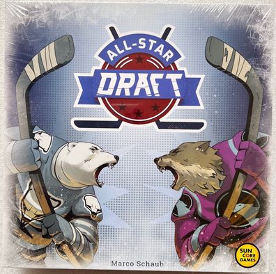 All Star Draft Sun Core Games Brettspiel Familienspiel Kartenspiel Kennerspiel