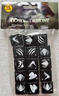 Dicewar Bond of Demons Würfelset Sun Core Games Strategiespiel Kennerspiel Neu