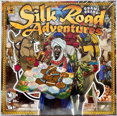 Silk Road Adventures Studium Mundi Brettspiel Kinderspiel Legespiel Historyspiel