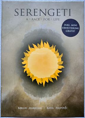 Serengeti TL Taverna Games Kennerspiel Legespiel Strategiespiel Kartenspiel