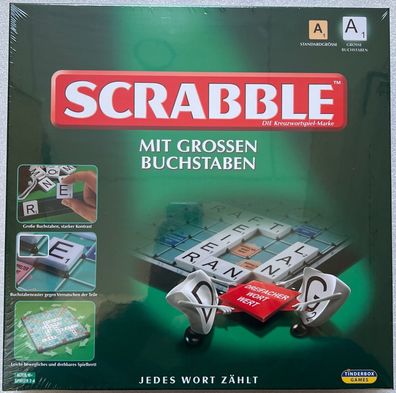 Scrabble mit Großen Buchstaben Piatnik Brettspiel Legespiel Wortspiel Lernspiel