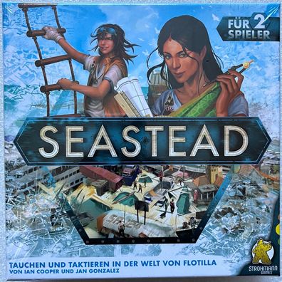 Seastead Strohmann Games Kennerspiel Brettpiel Strategiespiel Solitärspiel Duell