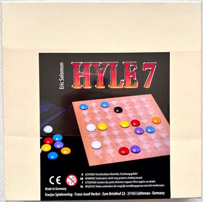 Hyle 7 Franjos Spieleverlag Holzspielzeug Familienspiel Legespiel Strategiespiel