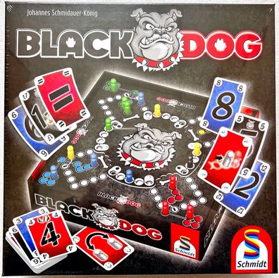 Black Dog Schmidt Spiele Familienspiel Kartenspiel Glücksspiel Brettspiel 49323