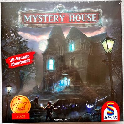 Mystery House Schmidt Spiele Familienspiel Brettspiel Kennerspiel 49373 Escape