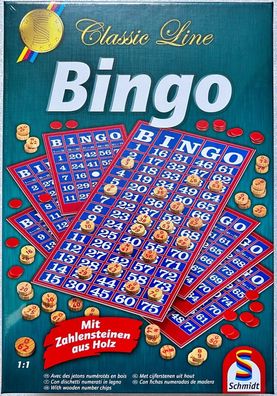 Bingo Classic Line Schmidt Spiele Familienspiel Legespiel Brettspiel 49089 Party