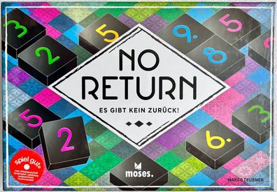 No Return Moses Familienspiel Legespiel Kinderspiel Sammelspiel Zahlenspiel Neu