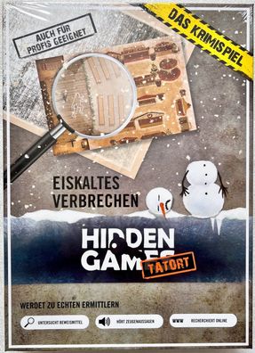 Hidden Games Tatort Eiskaltes Verbrechen 6. Fall Brettspiel Krimispiel Detektiv