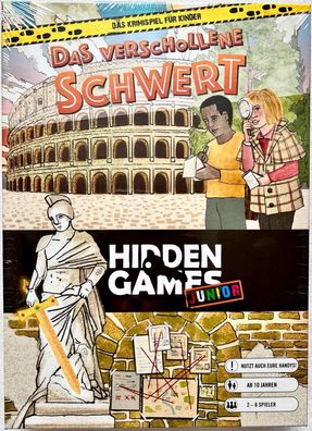 Hidden Games Tatort Das verschollene Schwert 7. Fall Junior Brettspiel Krimispiel