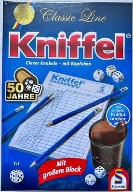 Kniffel Classic Line Schmidt Spiel Familienspiel Würfelspiel Glücksspiel 49203