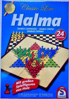 Halma Classic Line Schmidt Spiele Familienspiel Konzentration Taktikspiel 49217