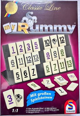 MyRummy Classic Line Schmidt Spiele Familienspiel Legespiel Strategiespiel 49282