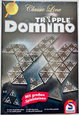 Tripple Domino Classic Line Schmidt Spiele Familienspiel Kinder Legespiel 49287