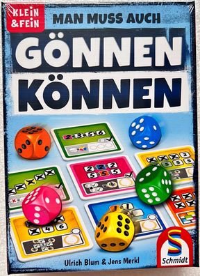 Man muss auch Gönnen können Schmidt Solospiel Würfelspiel Familienspiel 49368