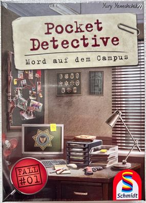 Pocket Detective Mord auf dem Campus Schmidt Familienspiel Kartenspiel 49377