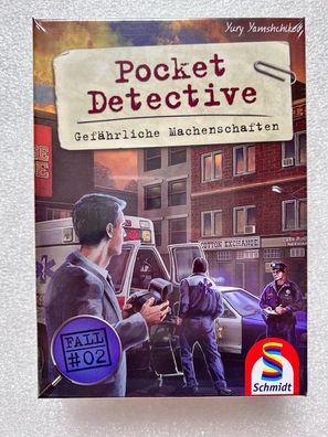 Pocket Detective Gefährliche Machenschaften Schmidt Familien- Kartenspiel 49378