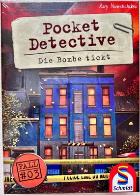 Pocket Detective Die Bombe tickt Schmidt Spiele Familienspiel Kartenspiel 49379