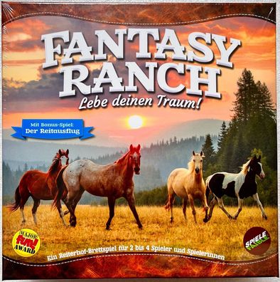 Fantasy Ranch Spielefaible Brettspiel Familienspiel Kinderspiel Legespiel Pferde