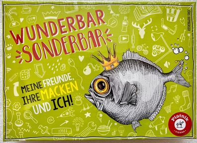 Wunderbar Sonderbar Piatnik Familienspiel Satirespiel Partyspiel Kartenspiel