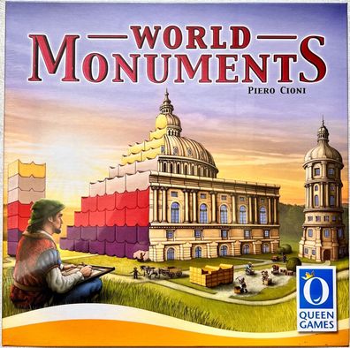 World Monuments Queen Games Familienspiel Legespiel Brettspiel Strategiespiel