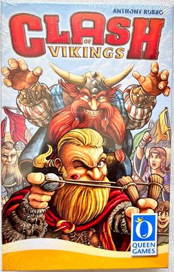 Clash of Vikings Queen Games Kartenspiel Kinderspiel Legespiel Familienspiel