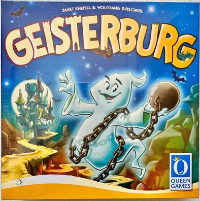 Geisterburg Queen Games Familienspiel Kinderspiel Legespiel Brettspiel Magnet