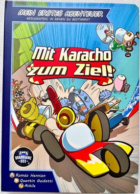 Mit Karacho zum Ziel! Board Game Box Kinderspiel Spielbuch Ringbuch Fantasy Buch