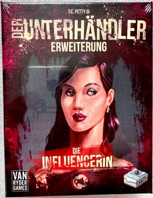 Der Unterhändler - Influencerin Frosted Games Kennerspiel Kartenspiel Solospiel