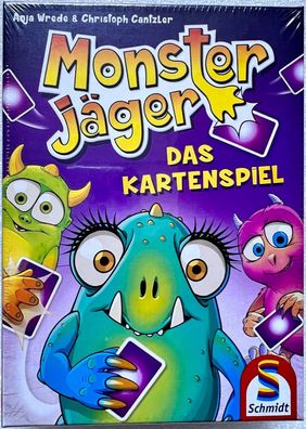 Monsterjäger Schmidt Kartenspiel Familienspiel Kinderspiel Reaktionsspiel 40635